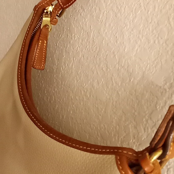 DOONEY BOURKE ALL WEATHER LEATHER Party  Office One Size Cream-Brown Colors B33 - Picture 7 of 16
